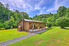 Porch and On-Site Creek Marshall Cabin Retreat